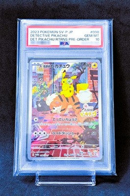 PSA 10 Detective Pikachu 098/SV-P [SV-P Promotional cards Pokemon Card