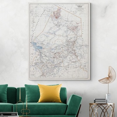 1925 Chad Map   French Equatorial Africa Borders, Trade Routes & Geography