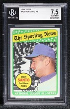 1969 Topps The Sporting News All Star Selection Ron Santo Al Kaline BGS 7.5 0q3
