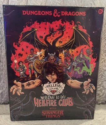Dungeons & Dragons Stranger Things Welcome to the Hellfire Club Starter Set NEW
