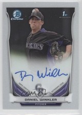 2014 Bowman Chrome Prospect Auto Danny Winkler Daniel Winkler #BCAP-DW Auto 2d9