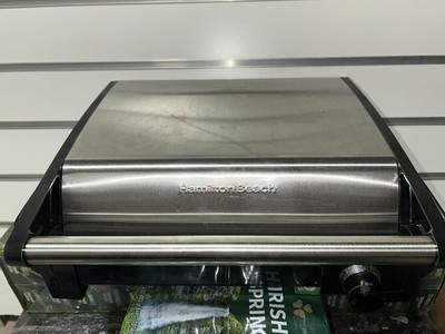 NEW Hamilton Beach 25360 Searing Grill Stainless Steel Indoor - Never Used