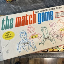 The Match Game 2nd Edition Board Game