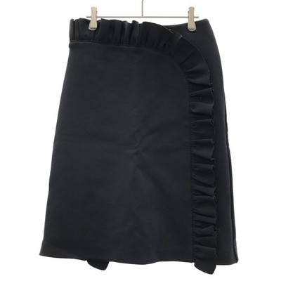 Simone Rocha Ruffled Skirt Black UK6 Used MESC-0