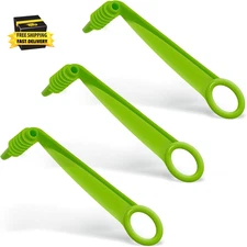 3Pcs Spiral Potato Cutter,Piranha Spiral Cutter Can Cut Potatoes, Carrots, Cucum