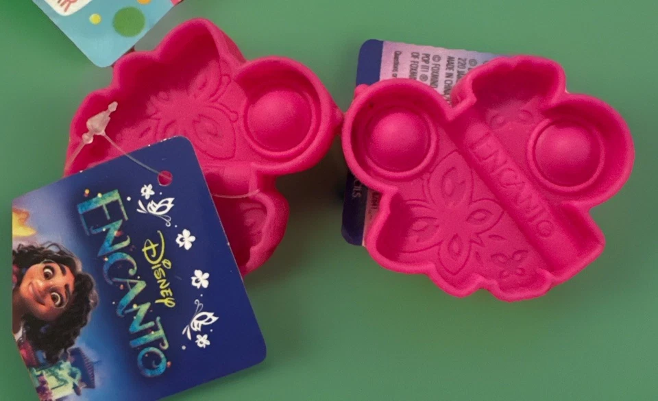 Pop It Toppers For Cake And Cupcake; Spiderman ~ Encanto ~ Star Wars - Set Of 9. - Image 3 of 4