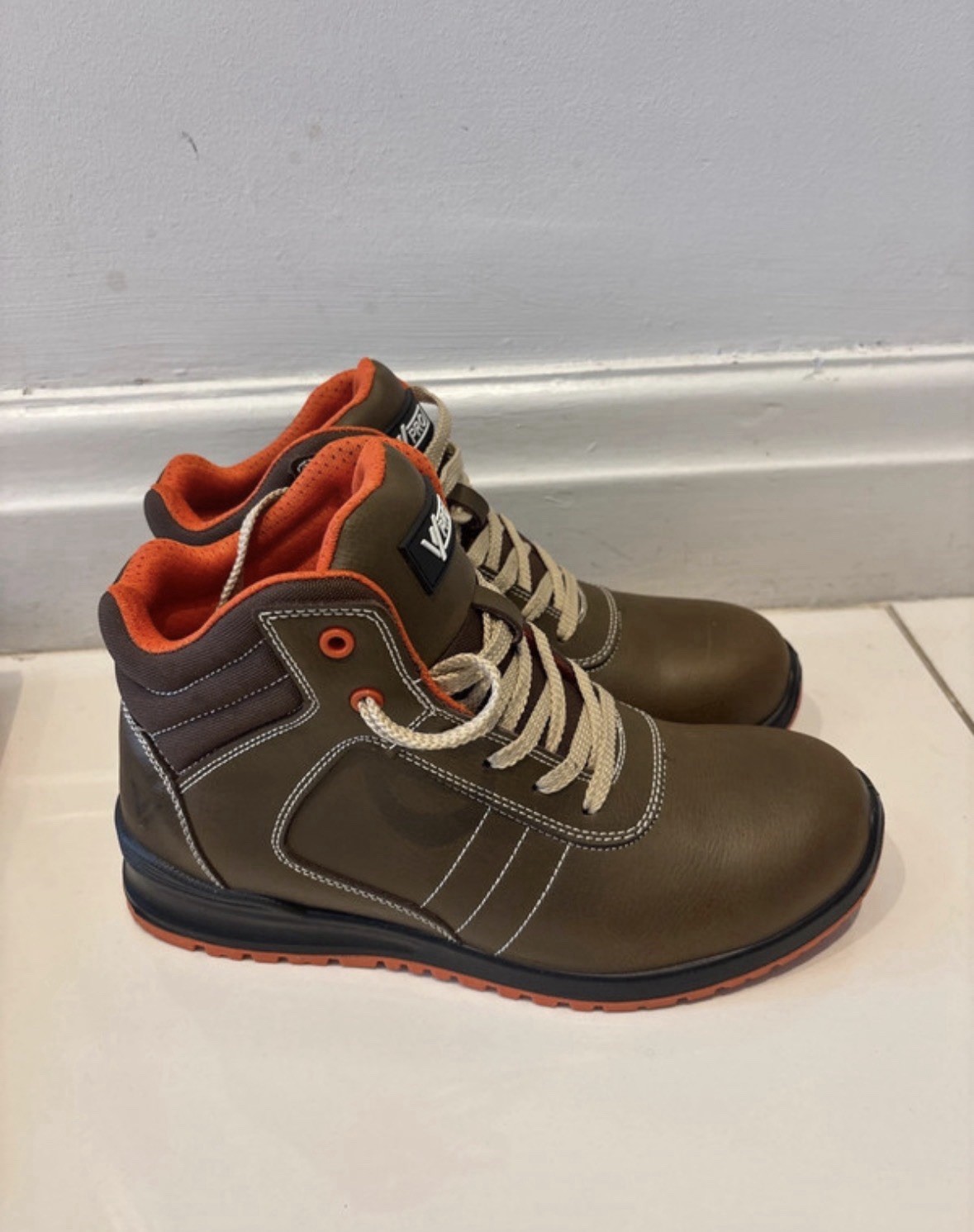 Brand New V Pro Force Men's Brown Work Boots Size UK10 RRP £70 image 4