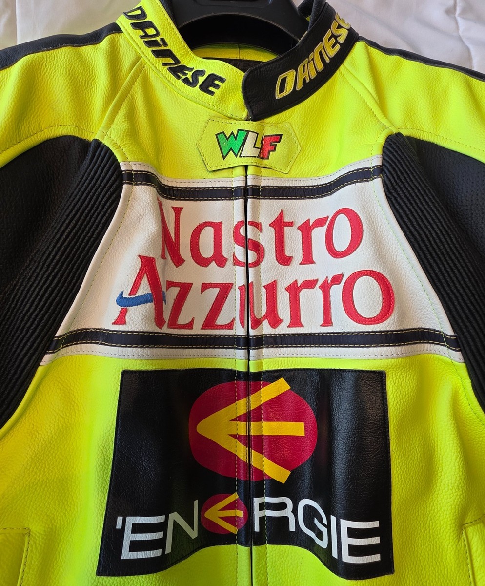 LIMITED EDITION DAINESE VALENTINO ROSSI LEATHER JACKET - SIGNED BY