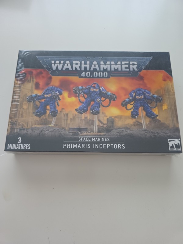 Warhammer 40k Primaris Inceptors Space Marines Miniature Pack with Flight Stands