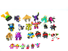 24 Micro Machines Zbots  1990's Galoob Military, Nice assortment minis too