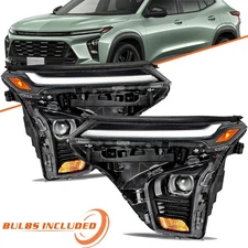 FULL LED Projector Headlights For 2024-2025 Chevy Trax LT/2RS/Activ Left+Right