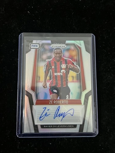 Ze Roberto 2025-26 Panini Prizm FIFA Signatures Auto Silver /49 Leverkusen