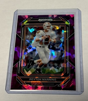2023 Panini Prizm Draft Picks - Peyton Manning #82 Purple Ice Prizm 90/149