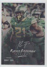 2018 Panini Luminance Draft Day Signatures Silver Royce Freeman #RI-RF Auto 03ss