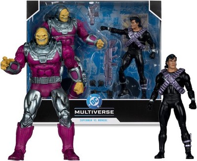 DC Multiverse - Return of Superman - Superman vs Mongul 7'' Action Figure and Meg