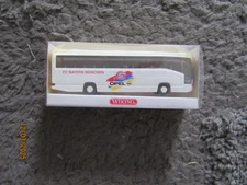 HO - Wiking 714 03 40 FC Bayern München Antique Teambus - Rare Collectible - NIB