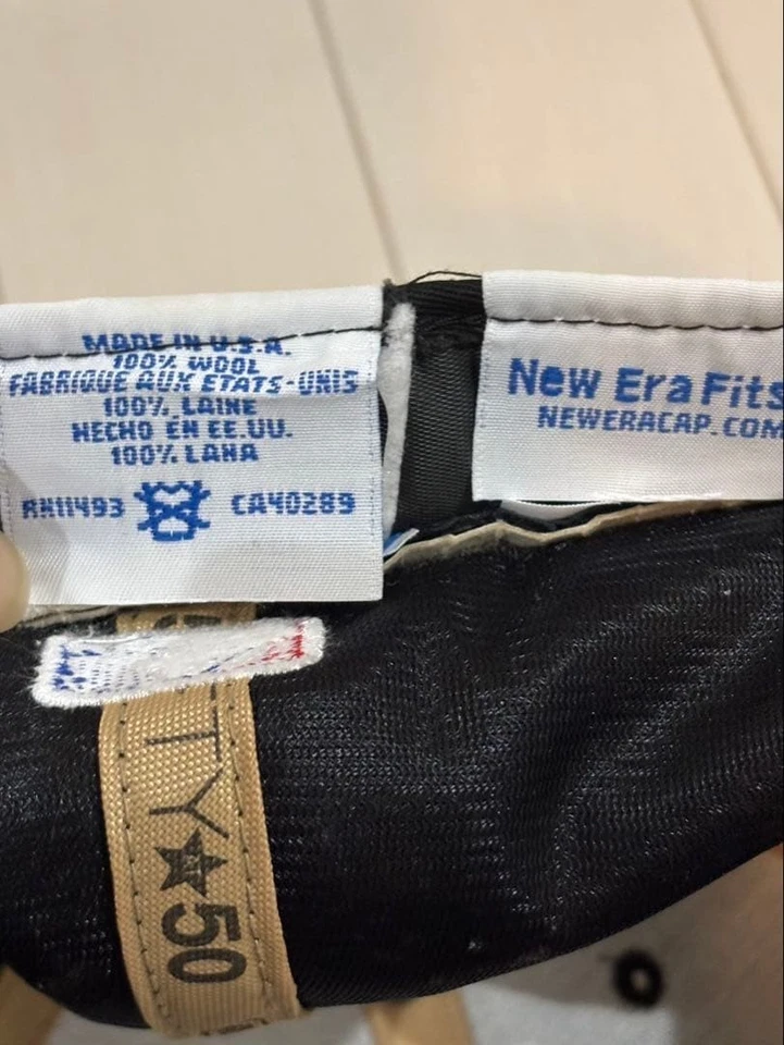 GUCCI NY Yankees New Era 59Fifty Cap MLB Größe 8 Schwarz GG Canvas aus Japan ... - Bild 4 von 4
