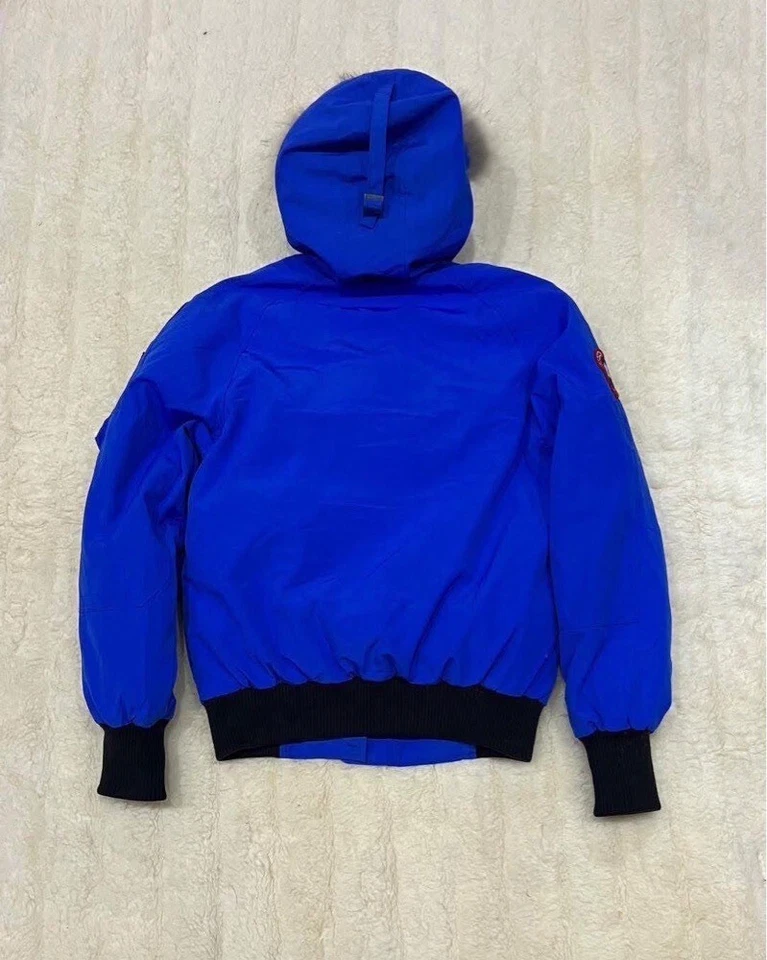 Chaqueta de bombardero Canada Goose Chilliwack PBI para mujer azul real piel real talla S Foto 3 de 3