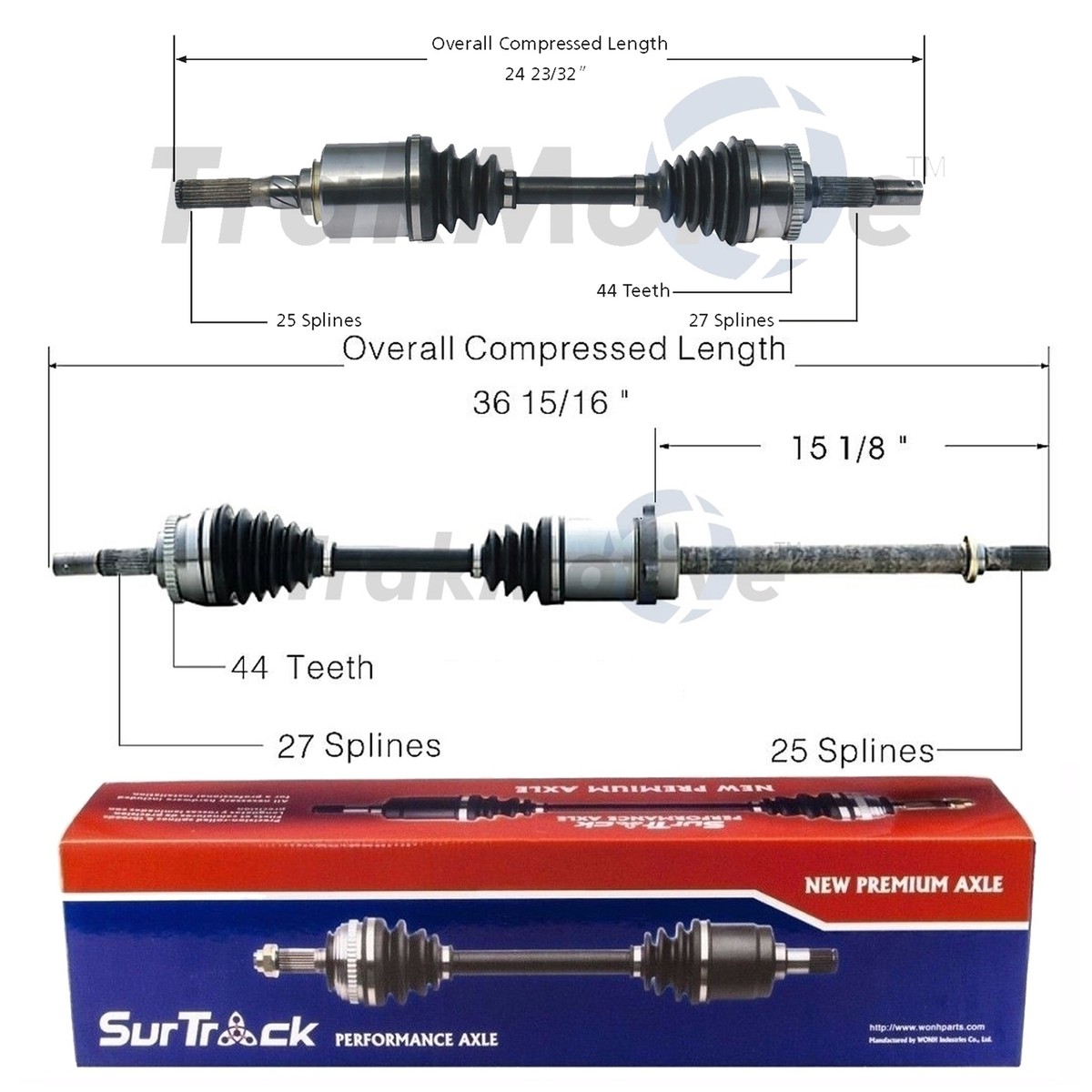 SurTrack Pair Set of 2 Front CV Axle Shafts For Infiniti G20 2.0