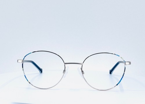 NEW COCO SONG CCS153 3 Gold Blue Womens Round Full Rim Eyeglasses 49-19-135 B:44 - 第 1/11 張圖片