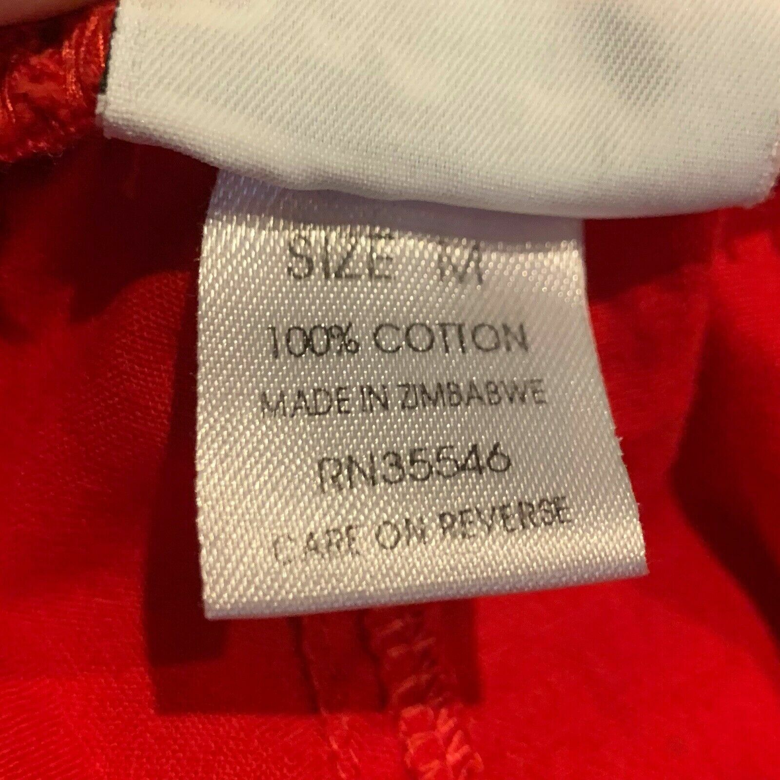 Trend Basics Solid Bright Red Vintage Shorts 100%… - image 4