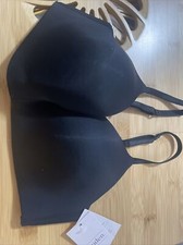 Auden The Bliss Bra Adjustable Straps Lightly Lined Wirefree Black 32C 1690