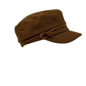brown cabbie hat
