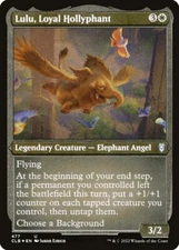 Lulu, Loyal Hollyphant 477 Etched Foil Uncommon Baldur's Gate MTG NM