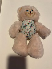 Vintage Fisher Price 1998 Briarberry Collection Sarahberry Pink Bear Plush