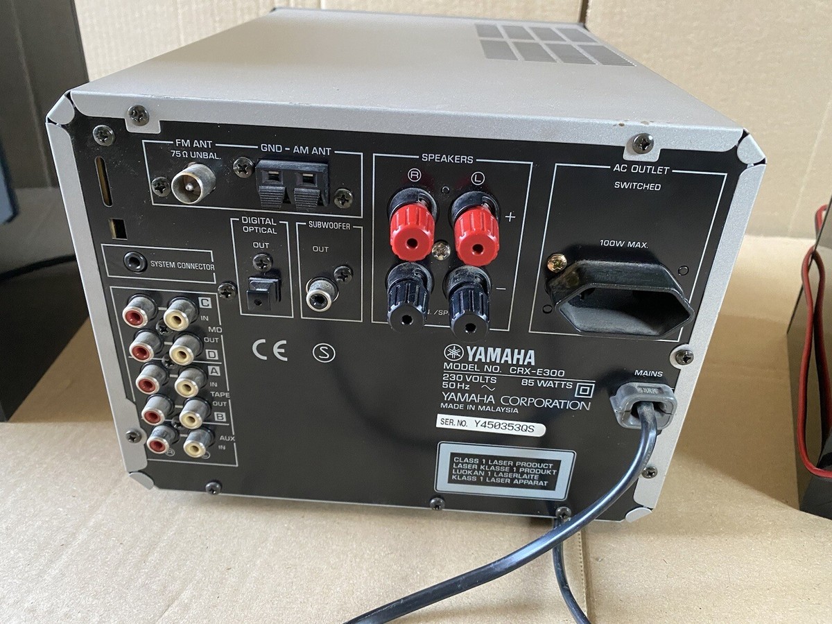 Yamaha CRX-E300 HIFI Stereo System Fully Functional Without Remote