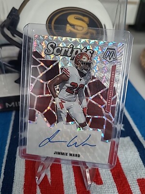 Jimmie Ward Panini Mosaic 2020 Scripts Autograph San Francisco 49ers