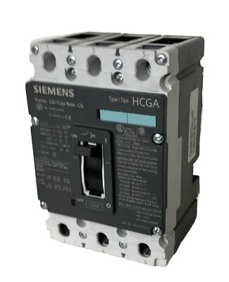 SIEMENS 3VL1110-2KE30-0AA0 , HCGA Circuit breaker VL150X UL, type HCGA HCS3S100