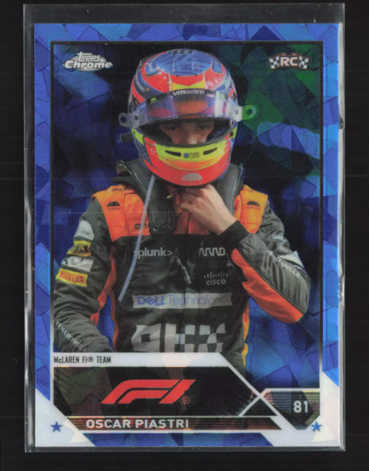 Oscar Piastri trading card