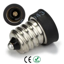 6pcs E12 to E11, Candelabra E12 Socket to Mini Candelabra E11 Base Adapter