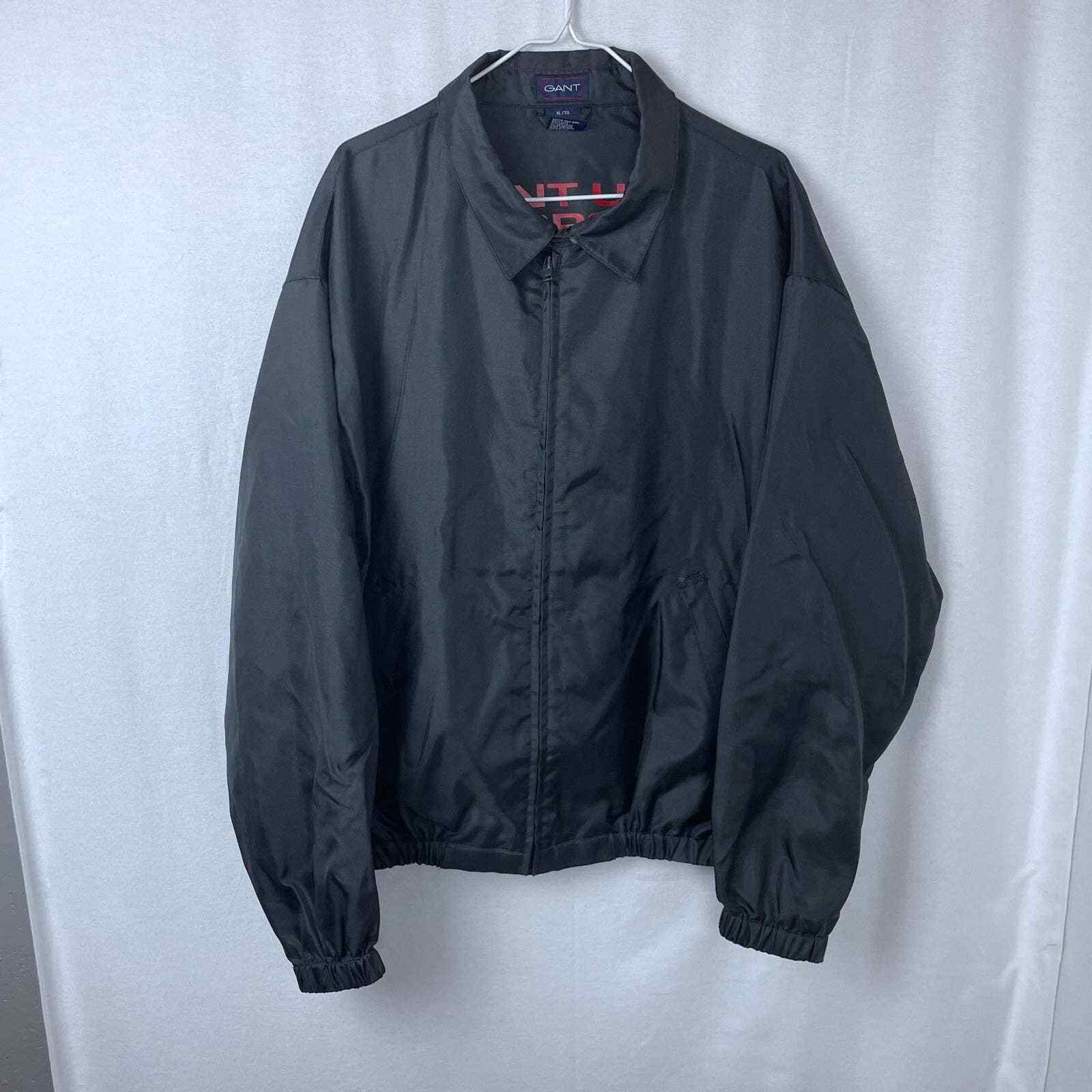 Rare Vintage Mens Black GANT USA Sport Technical Nylo… Gem