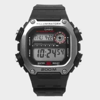 Casio DW-291H-1A | Herren Digital Quarz Armbanduhr, Resin Band, Weltzeit, 200