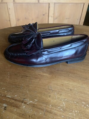 Cole Haan Burgundy Kiltie Tassel Loafers 10 EEE | eBay display picture 2