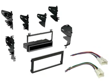 Single Din Car Radio Stereo Dash Kit Harness Combo for SELECT 1980-2004 Toyota