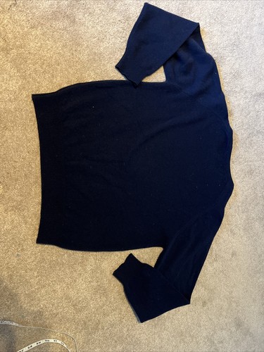 Alan Paine England Lambswool 42 50 Men Blue Pullover Sweater - Picture 7 of 7
