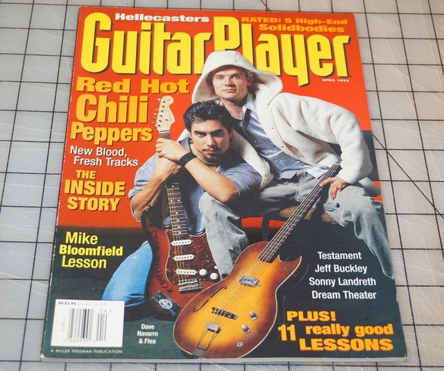 Guitar Player Magazine April 1995 Red Hot Chili Peppers Cover eBay