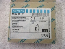 NIB Siemens Miniature Circuit Breaker 1A 1P    5SX4 101-7