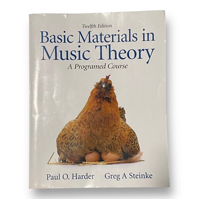 Basic Materials in Music Theory (12th Edition) - Acceptable Condition