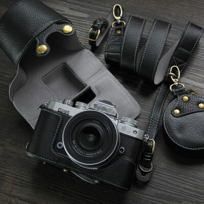 Fit Nikon ZFC Retro Genuine Leather Camera Case Protective Body