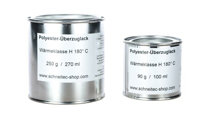 Polyester-Überzugslack, Tränkharz, Gießharz, Kupfer, CU, Wärmeklasse H,