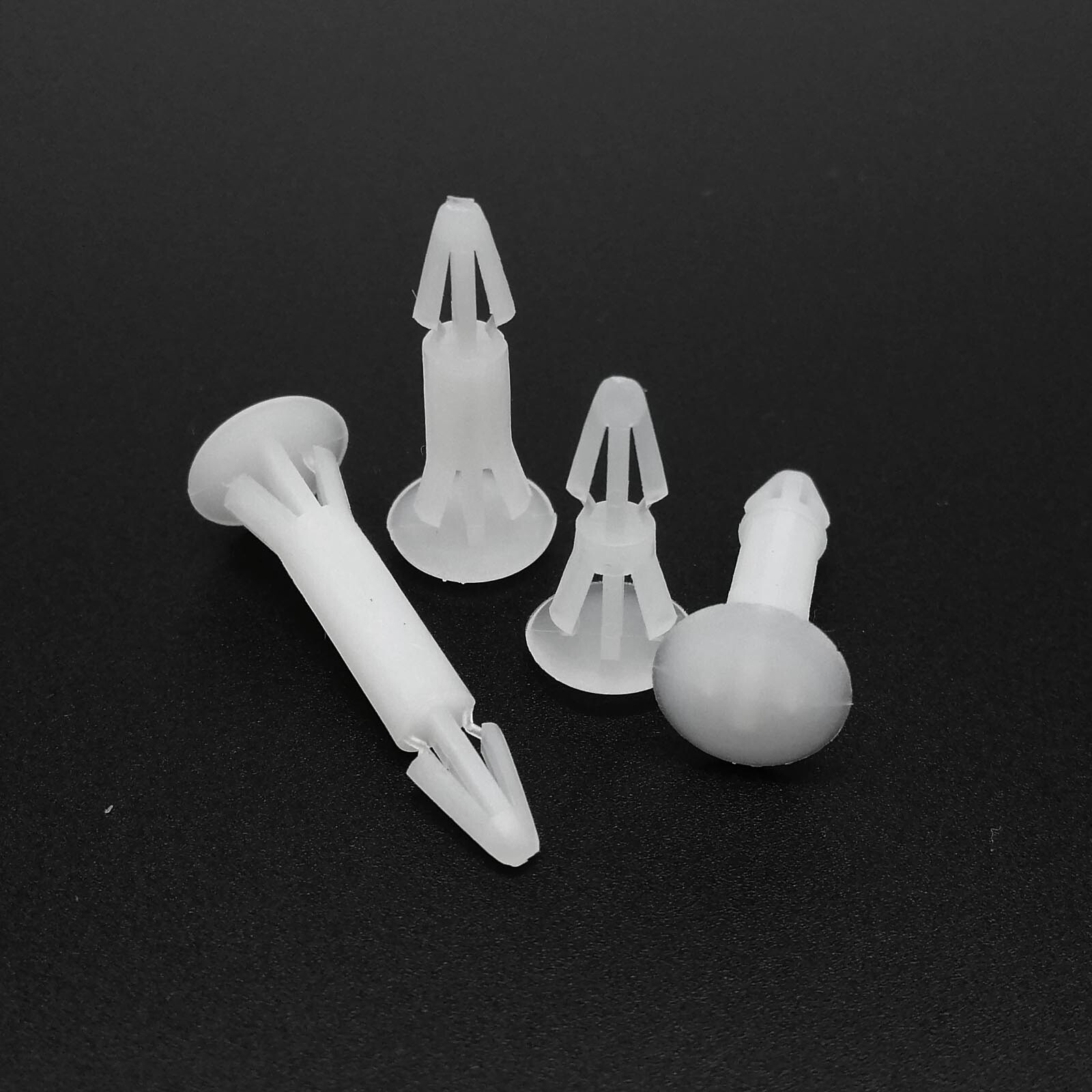 50pc Nylon Plastic Standoff Spacer Rivet Push In Fixed Support PCB