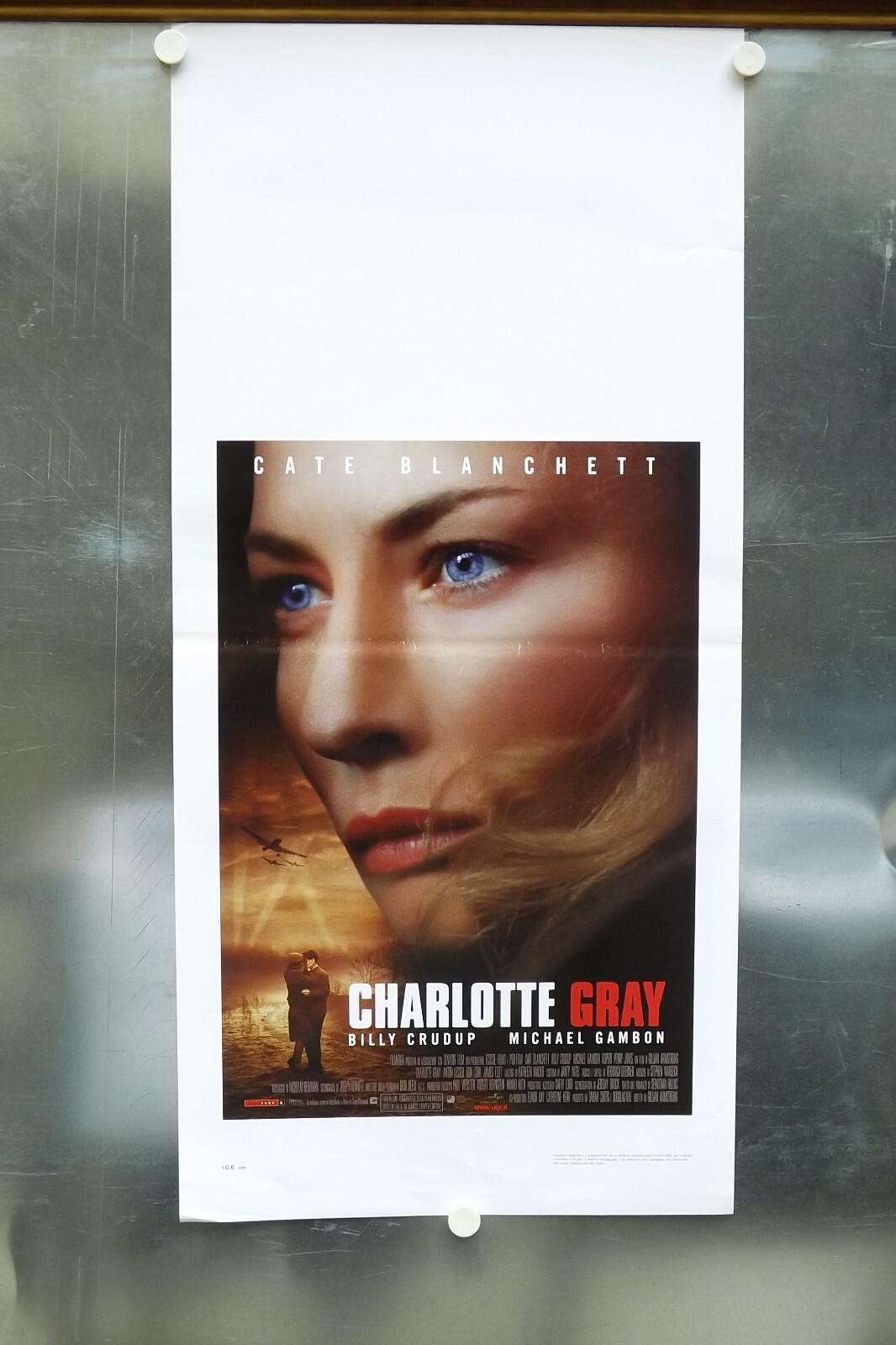 Locandina originale film Charlotte Gray (2002) - Regia di Gillian Armstrong