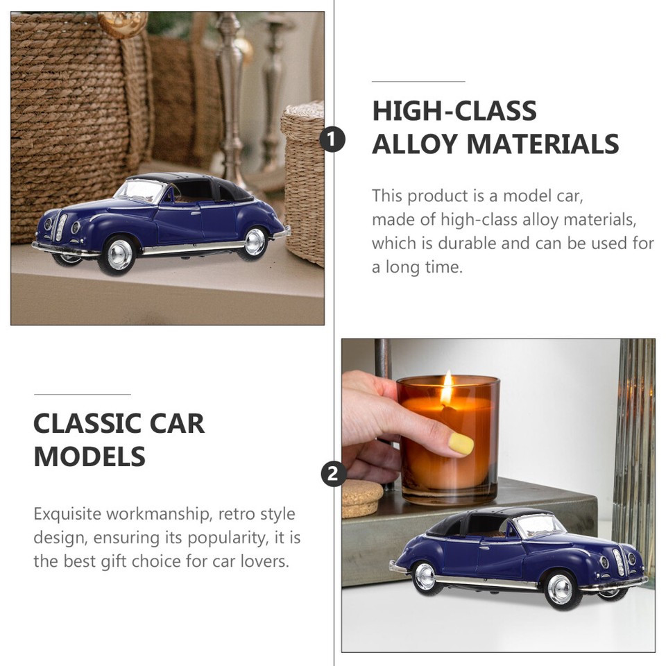 Model Car Retro Alloy Toy Classic Cars Toys Diecast 1 24 Scale Child eBay
