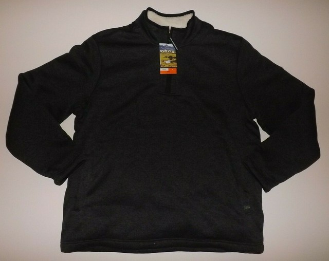 orvis fleece lined pullover