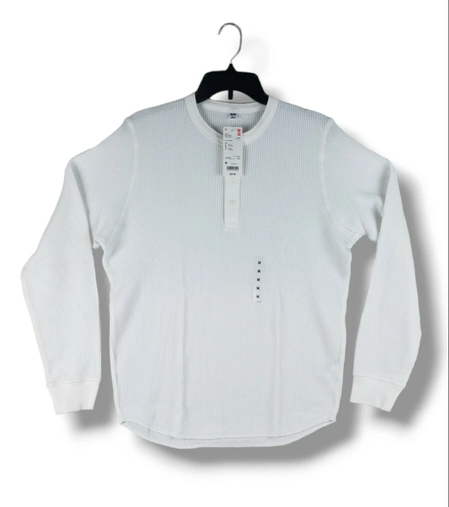 Waffle shirt cheap uniqlo