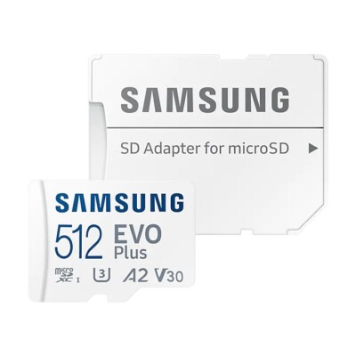 Original Samsung microSD Memory Card EVO Plus 512GB w Adapter Class10 MB-MC512SA
